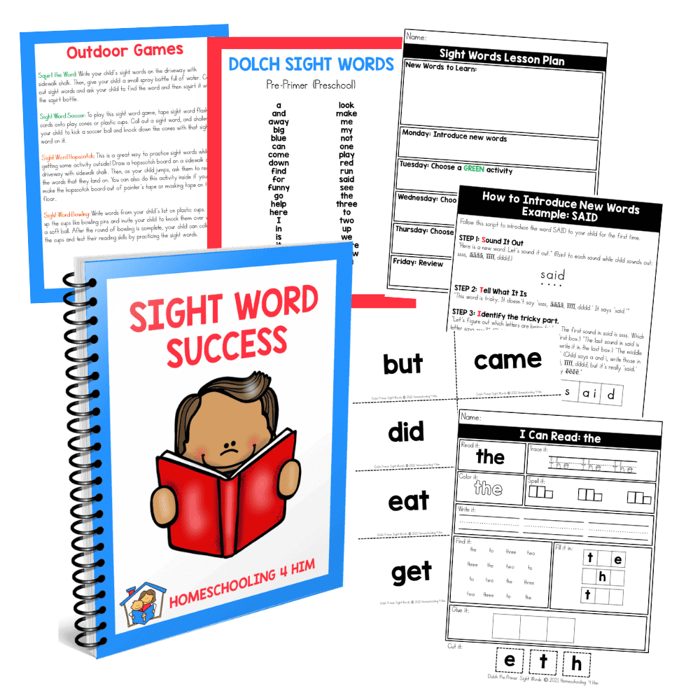 Sight Word Success Mega Activity Bundle | PreK to 3rd